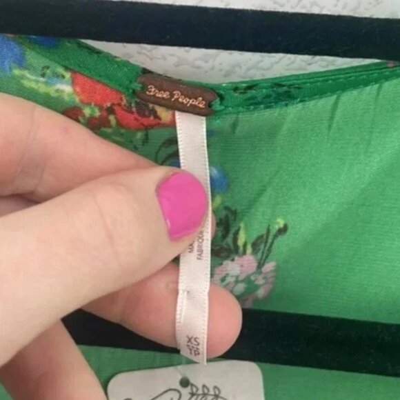 NWT Free People Run Around with Me Tunic Green - Picture 8 of 14